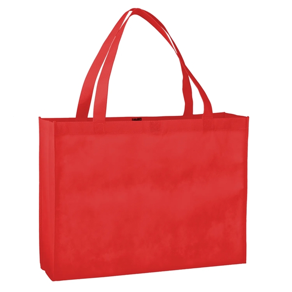 15" x 20" x 5 3/4" 80GSM non-woven poly shopping tote... from ASI 52840 Evans Manufacturing