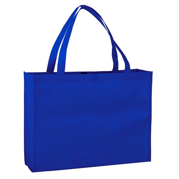 15" x 20" x 5 3/4" 80GSM non-woven poly shopping tote... from ASI 52840 Evans Manufacturing