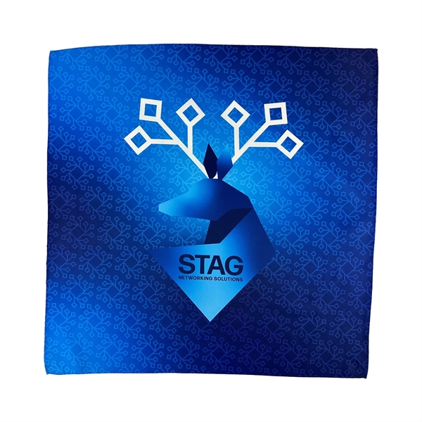 100% polyester, square bandanna - full color imprint. Measures 22" x... from ASI 92980 WOV-IN® / Universal Strap/Wov-In Line