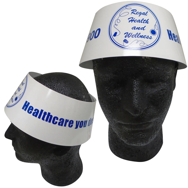 3 1/2" wide head band made from 14 pt. high density... from ASI 67620 Lion Circle Corp