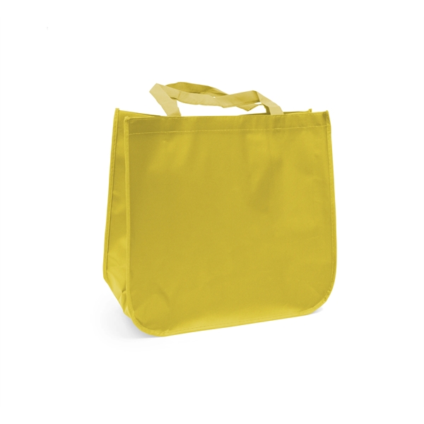 16.25  x 14.5" x 6.75"100SM matte laminated non-woven polypropylene tote... from ASI 30250 AZX Sport USA