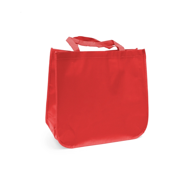 16.25  x 14.5" x 6.75"100SM matte laminated non-woven polypropylene tote... from ASI 30250 AZX Sport USA