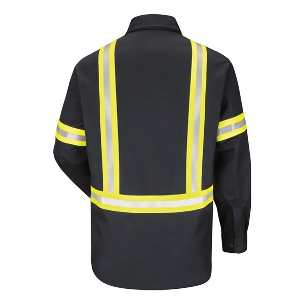 Bulwark Enhanced Visibility Uniform Shirt - Long Sizes... from ASI 84358 S&S Activewear