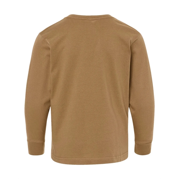 LAT Youth Fine Jersey Long Sleeve Tee; ribbed collar and cuffs.... from ASI 84358 S&S Activewear