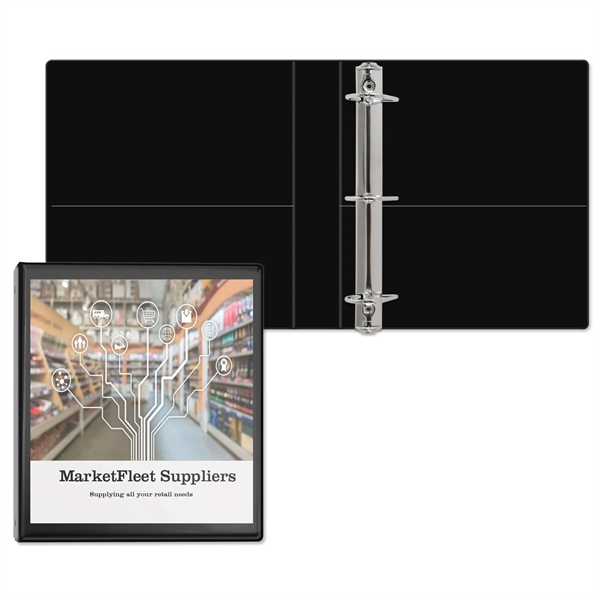 1 1/2" Angle D three ring binder made of vinyl with... from ASI 54040 Fey Promo / Fey Binders and Organization Solutions
