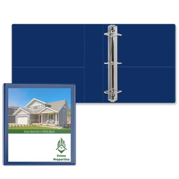 2" Angle D three ring binder made of vinyl with front... from ASI 54040 Fey Promo / Fey Binders and Organization Solutions