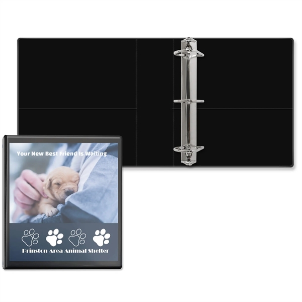 2 1/2" Angle D three ring binder made of vinyl with... from ASI 54040 Fey Promo / Fey Binders and Organization Solutions