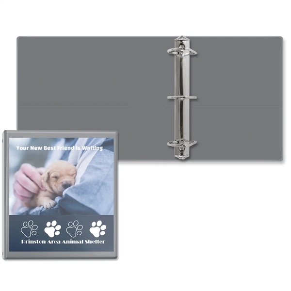 2 1/2" Angle D three ring binder made of vinyl with... from ASI 54040 Fey Promo / Fey Binders and Organization Solutions