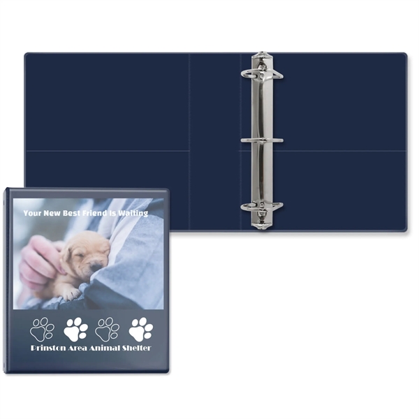 2 1/2" Angle D three ring binder made of vinyl with... from ASI 54040 Fey Promo / Fey Binders and Organization Solutions