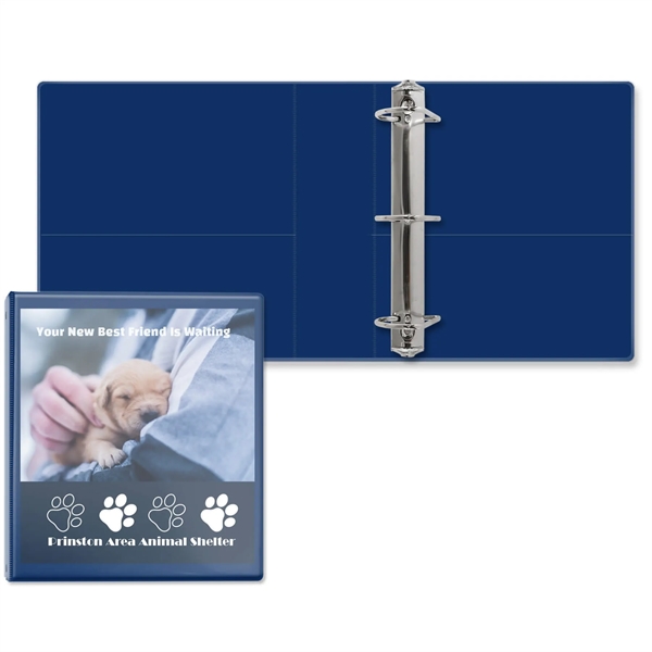 2 1/2" Angle D three ring binder made of vinyl with... from ASI 54040 Fey Promo / Fey Binders and Organization Solutions