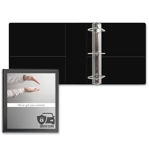 3" Angle D three ring binder made of vinyl with front... from ASI 54040 Fey Promo / Fey Binders and Organization Solutions