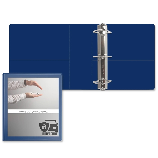 3" Angle D three ring binder made of vinyl with front... from ASI 54040 Fey Promo / Fey Binders and Organization Solutions