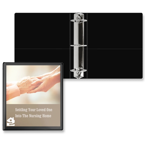 2 1/2" Round three ring binder made of vinyl with front... from ASI 54040 Fey Promo / Fey Binders and Organization Solutions