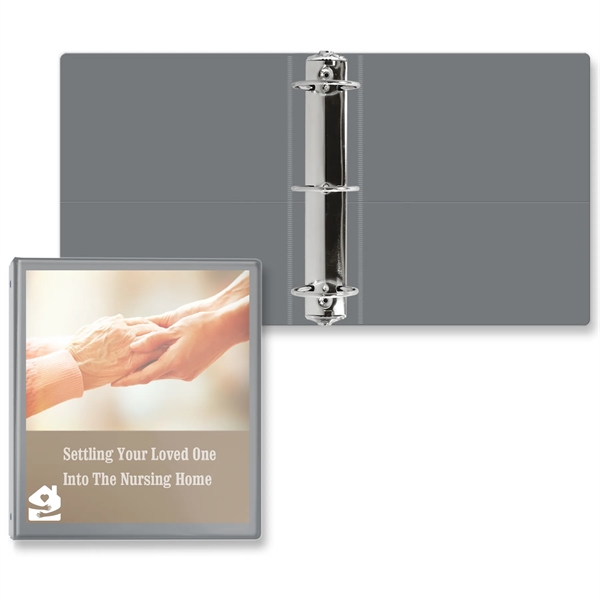 2 1/2" Round three ring binder made of vinyl with front... from ASI 54040 Fey Promo / Fey Binders and Organization Solutions