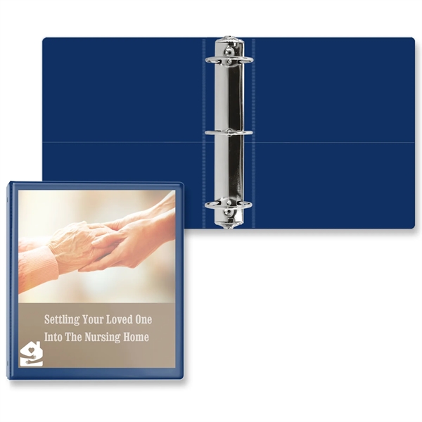 2 1/2" Round three ring binder made of vinyl with front... from ASI 54040 Fey Promo / Fey Binders and Organization Solutions