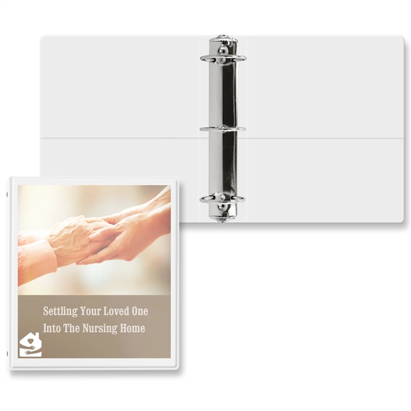 2 1/2" Round three ring binder made of vinyl with front... from ASI 54040 Fey Promo / Fey Binders and Organization Solutions