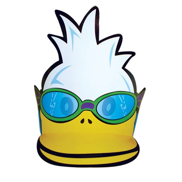 Duck shade head band made from 14 pt. high density paper... from ASI 67620 Lion Circle Corp