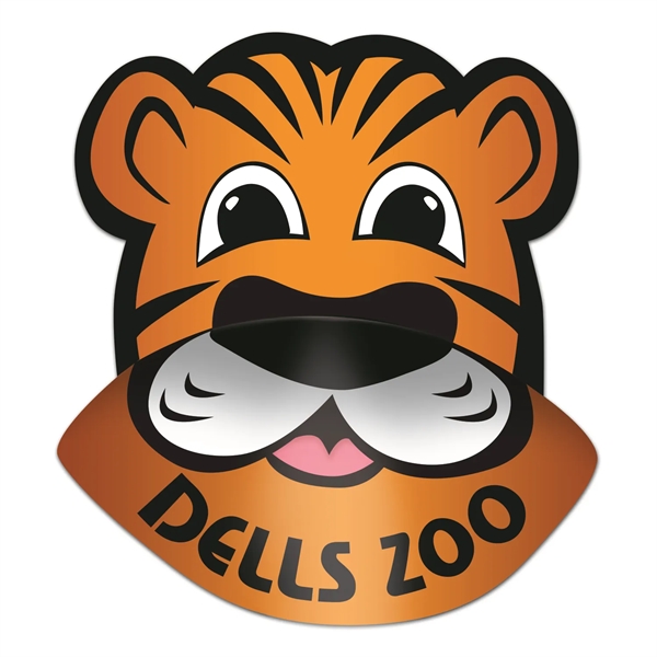 Tiger head band made from 14 pt. high density paper poster... from ASI 67620 Lion Circle Corp