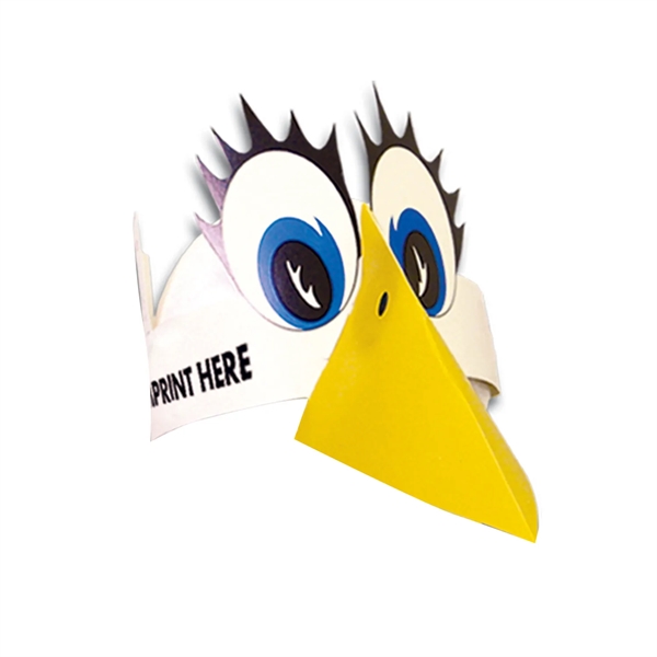 Bird head band made from 14 pt. high density paper poster... from ASI 67620 Lion Circle Corp