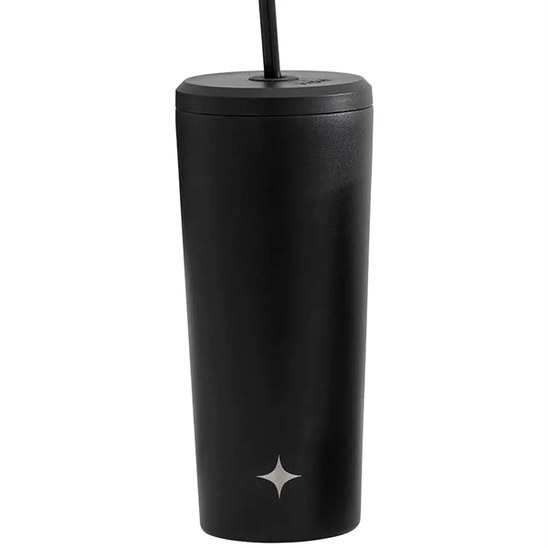 24 oz. JoyJolt Revel Stainless Steel Tumbler with Straw... from ASI 80060 VisionUSA