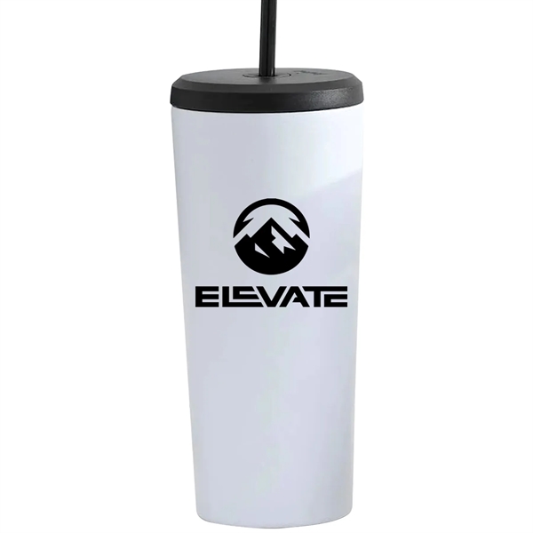 24 oz. JoyJolt Revel Stainless Steel Tumbler with Straw... from ASI 80060 VisionUSA