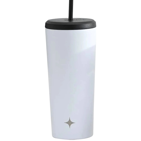 24 oz. JoyJolt Revel Stainless Steel Tumbler with Straw... from ASI 80060 VisionUSA