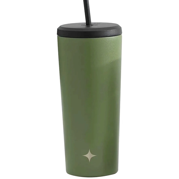 24 oz. JoyJolt Revel Stainless Steel Tumbler with Straw... from ASI 80060 VisionUSA