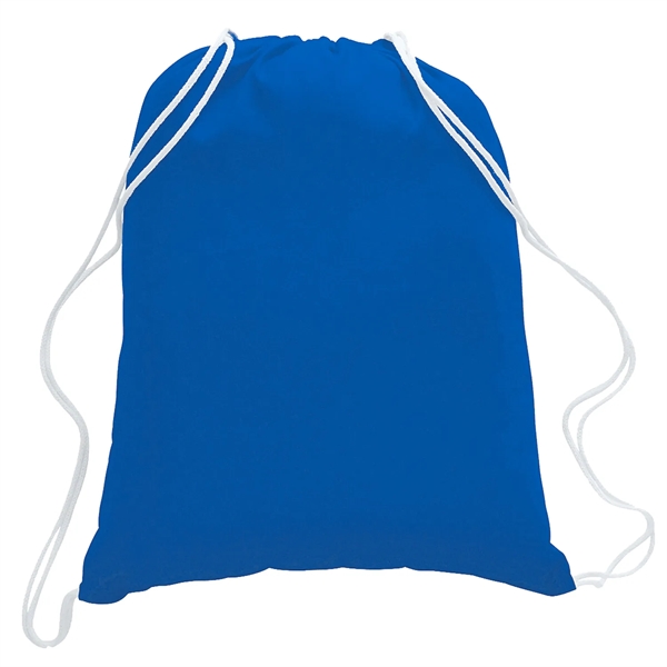 Drawstring Tote with a 1-Color Screen Print... from ASI 92980 WOV-IN® / Universal Strap/Wov-In Line
