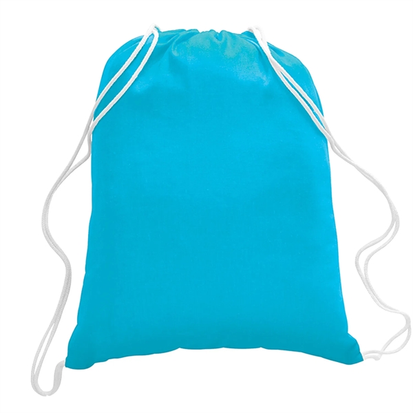 Drawstring Tote with a 1-Color Screen Print... from ASI 92980 WOV-IN® / Universal Strap/Wov-In Line