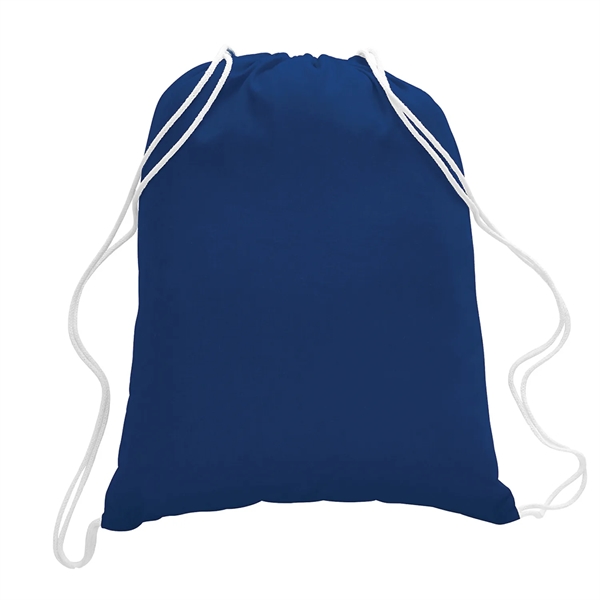 Drawstring Tote with a 1-Color Screen Print... from ASI 92980 WOV-IN® / Universal Strap/Wov-In Line