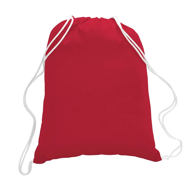 Drawstring Tote with a 1-Color Screen Print... from ASI 92980 WOV-IN® / Universal Strap/Wov-In Line