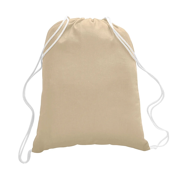 Drawstring Tote with a 1-Color Screen Print... from ASI 92980 WOV-IN® / Universal Strap/Wov-In Line