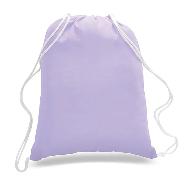 Drawstring Tote with a 1-Color Screen Print... from ASI 92980 WOV-IN® / Universal Strap/Wov-In Line