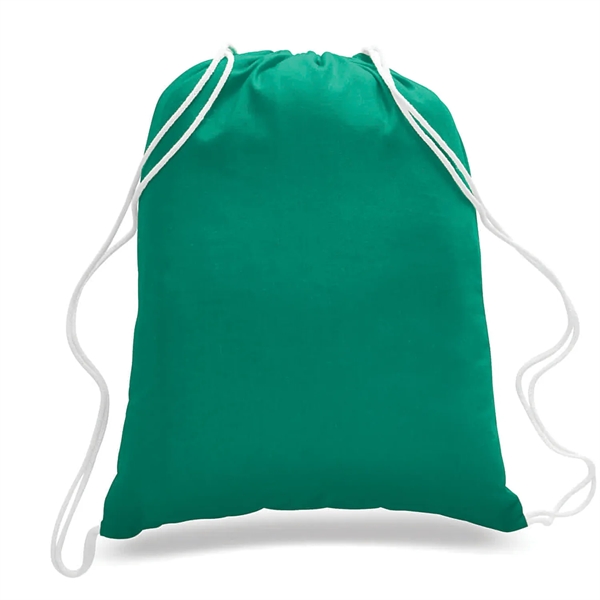 Drawstring Tote with a 1-Color Screen Print... from ASI 92980 WOV-IN® / Universal Strap/Wov-In Line