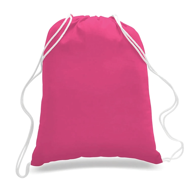 Drawstring Tote with a 1-Color Screen Print... from ASI 92980 WOV-IN® / Universal Strap/Wov-In Line