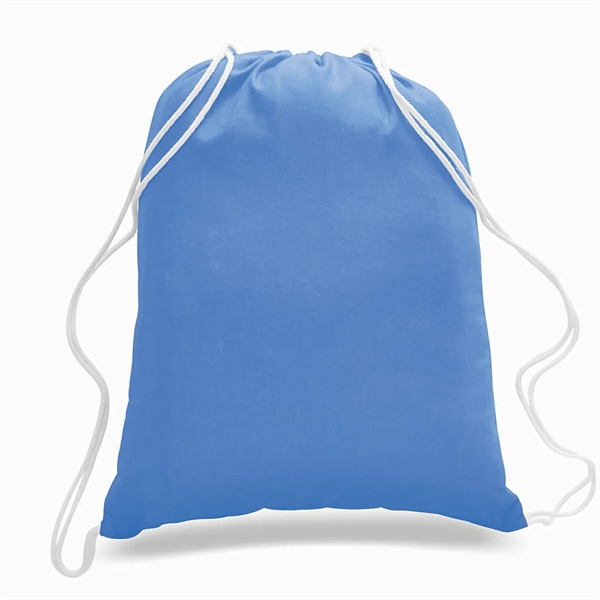 Drawstring Tote with a 1-Color Screen Print... from ASI 92980 WOV-IN® / Universal Strap/Wov-In Line