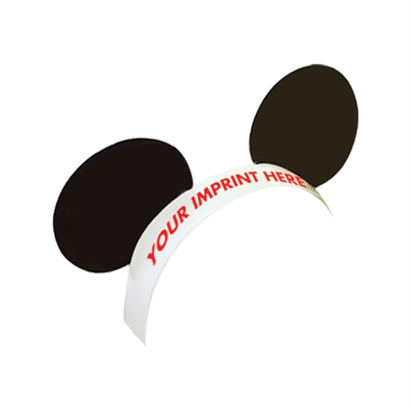Mouse ears with elastic strap headband made of paper board.... from ASI 67620 Lion Circle Corp