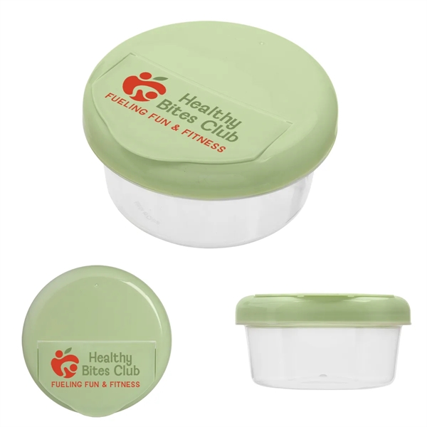 11 oz. clear container with snap open lid.... from ASI 62190 Illini