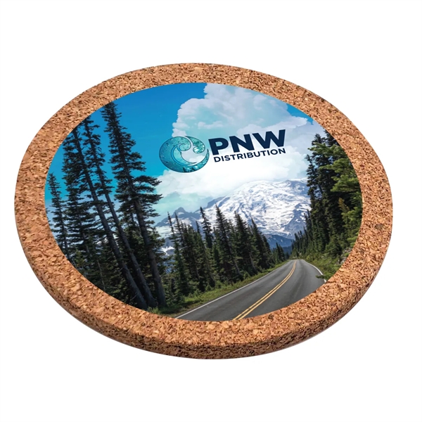Cork wood coaster boxed set of 4... from ASI 72521 Morris Magnets