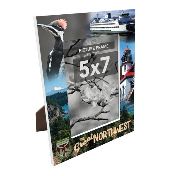 Picture frame made of recycled wood.... from ASI 72521 Morris Magnets / Laser Cuts