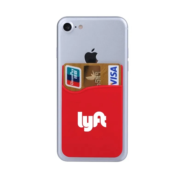 2.25" x 3.25" silicone phone wallet with 3M adhesive. Assembled in... from ASI 30250 AZX Sport USA