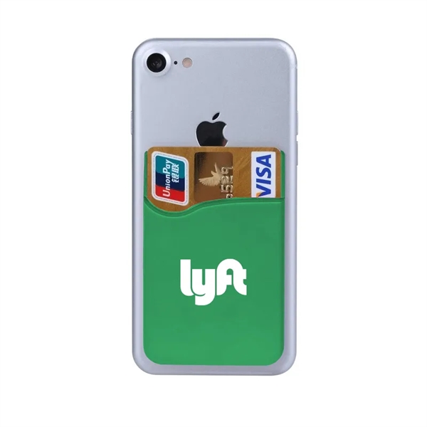 2.25" x 3.25" silicone phone wallet with 3M adhesive. Assembled in... from ASI 30250 AZX Sport USA