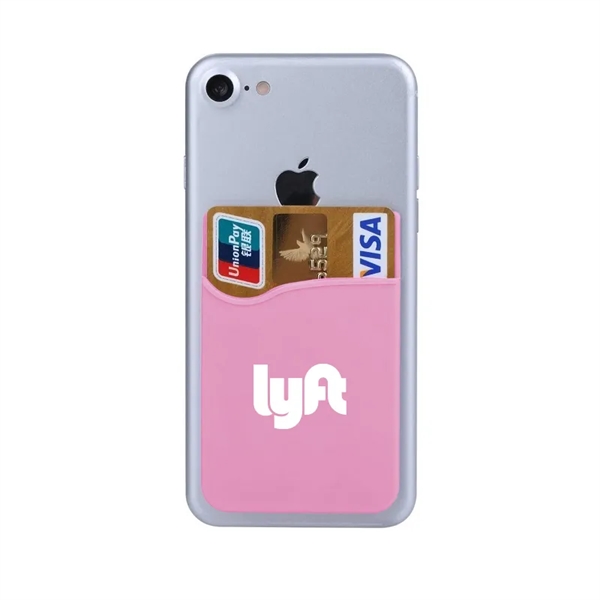 2.25" x 3.25" silicone phone wallet with 3M adhesive. Assembled in... from ASI 30250 AZX Sport USA