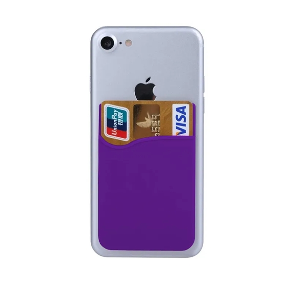 2.25" x 3.25" silicone phone wallet with 3M adhesive. Assembled in... from ASI 30250 AZX Sport USA