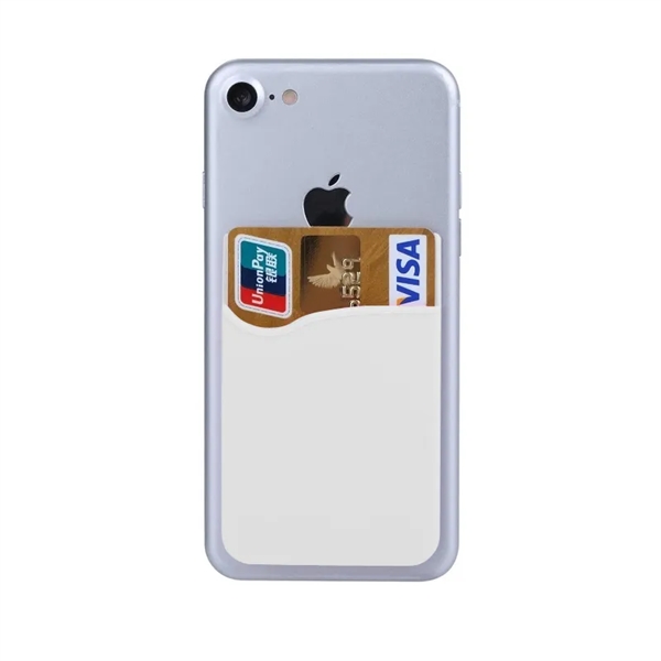 2.25" x 3.25" silicone phone wallet with 3M adhesive. Assembled in... from ASI 30250 AZX Sport USA