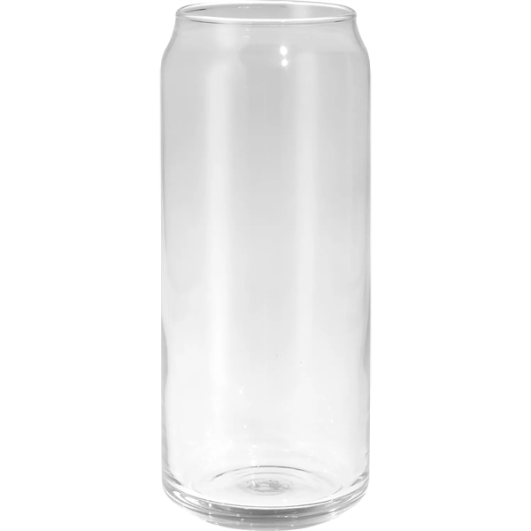 20 ounce tall, slim soda can shaped glass with customization.... from ASI 71920 Moderne Glass Company Inc / Glass America®