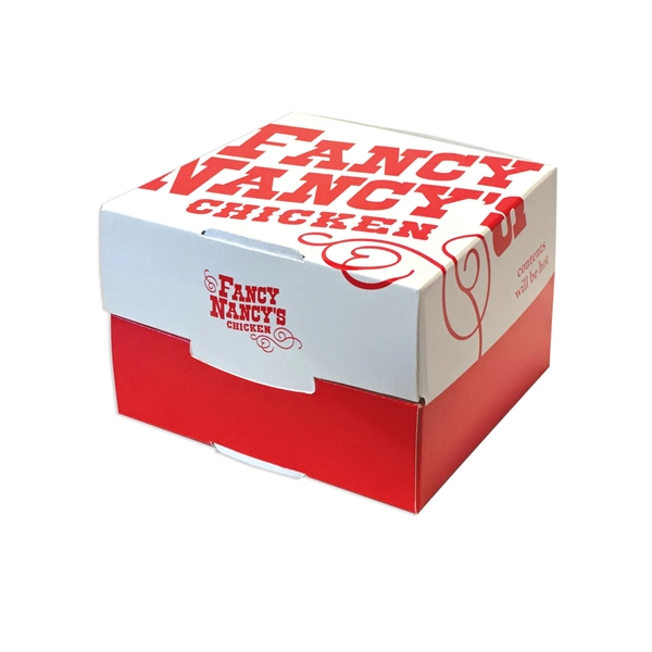 Burger box measuring 4 3/4" x 4" x 3 1/8".... from ASI 67620 Lion Circle Corp