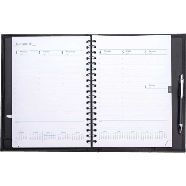 7" x 10" time manager insert with 14 months (December-January), monthly... from ASI 50873 Drum-Line