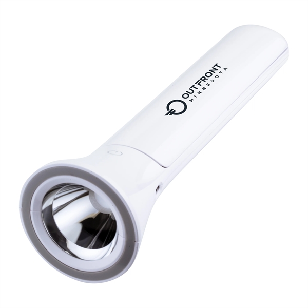 2-in-1 Rechargeable Desk Lamp Flashlight. 1,200 mAh rechargeable 18650 lithium battery.... from ASI 46755 Cosmo Promos