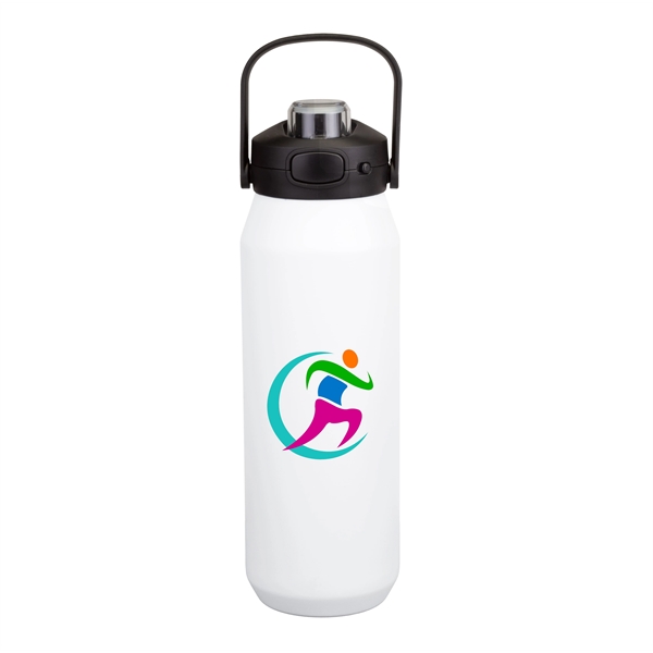 32 oz Double-Wall Stainless Bottle w/Sports Lid.... from ASI 46755 Cosmo Promos